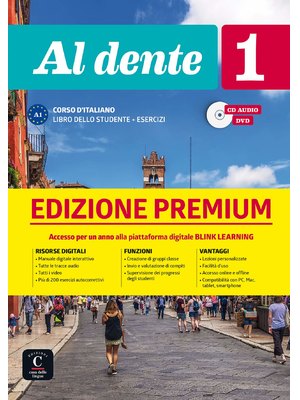 Al dente 1 su Blink Learning – edizione Premium, Libro dello studente + CD audio + DVD