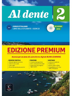 Al dente 2 su Blink Learning – edizione Premium, Libro dello studente + CD audio + DVD