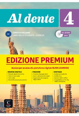 Al dente 4 su Blink Learning – edizione Premium, Libro dello studente + CD audio + DVD