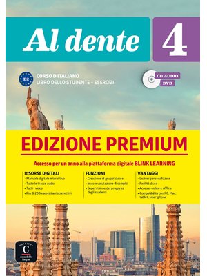 Al dente 4 su Blink Learning – edizione Premium, Libro dello studente + CD audio + DVD