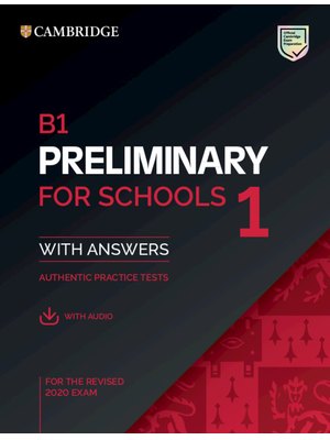 B1 Preliminary for Schools 1, Student's Book with Answers with Audio with Resource Bank