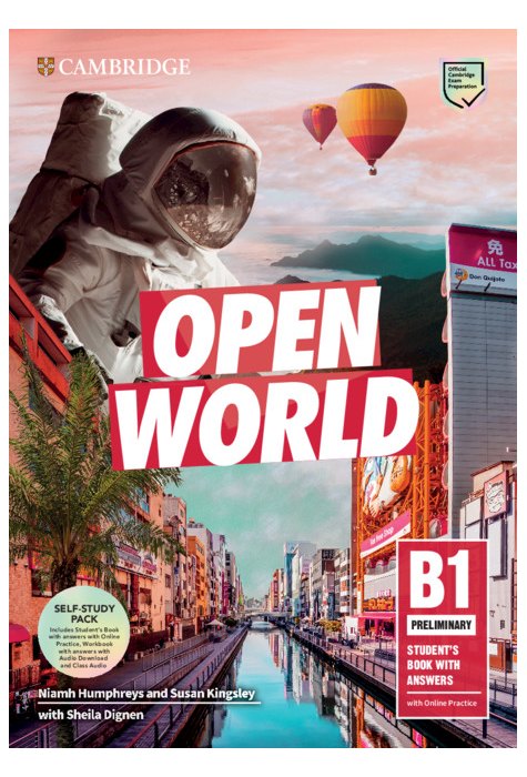 Open World Preliminary, Self Study Pack (SB w Answers w Online Practice and WB w Answers w Audio Download and Class Audio)