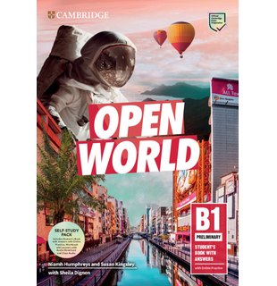 Open World Preliminary, Self Study Pack (SB w Answers w Online Practice and WB w Answers w Audio Download and Class Audio)