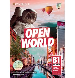 Open World Preliminary, Self Study Pack (SB w Answers w Online Practice and WB w Answers w Audio Download and Class Audio)