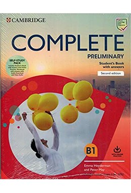 Complete Preliminary, Self Study Pack (SB w Answers w Online Practice and WB w Answers w Audio Download and Class Audio)
