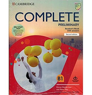 Complete Preliminary, Self Study Pack (SB w Answers w Online Practice and WB w Answers w Audio Download and Class Audio)