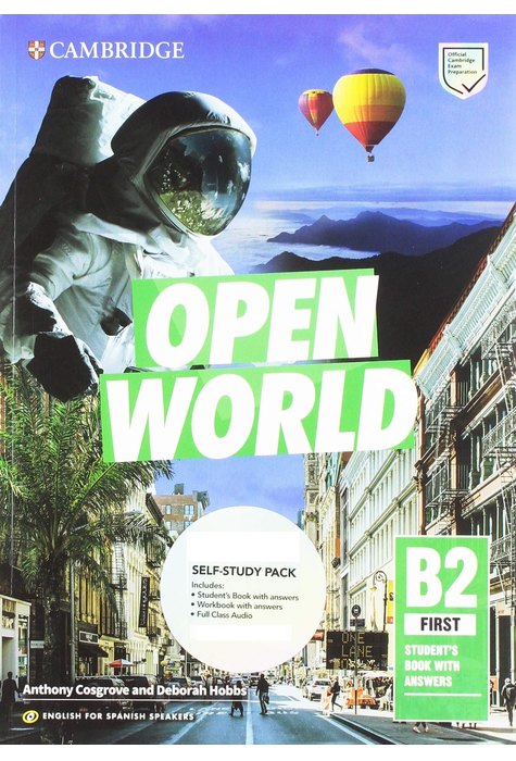 Open World First, Self Study Pack (SB w Answers w Online Practice and WB w Answers w Audio Download and Class Audio)
