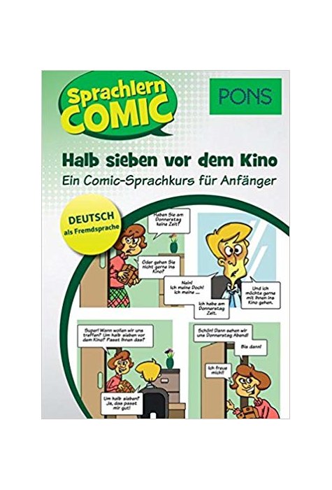 PONS Sprachlerncomic Deutsch als Fremdsprache Halb sieben vor dem Kino