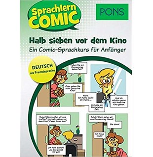 PONS Sprachlerncomic Deutsch als Fremdsprache Halb sieben vor dem Kino