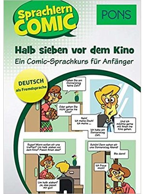 PONS Sprachlerncomic Deutsch als Fremdsprache Halb sieben vor dem Kino