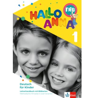 Hallo Anna 1 NEU, Lehrerhandbuch mit Bildkarten und CD-ROM mit Kopiervorlagen
