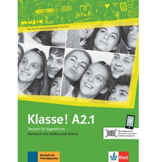 Klasse! A2.1, Kursbuch mit Audios und Videos