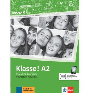 Klasse! A2 , Übungsbuch mit Audios