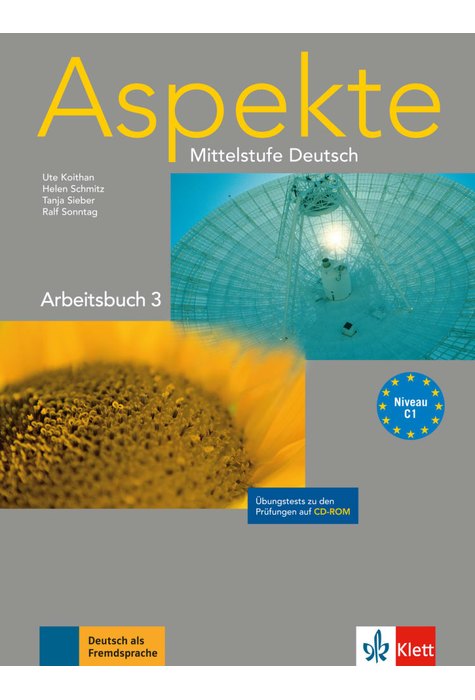 Aspekte 3 (C1), Arbeitsbuch und Übungstests auf CD-ROM