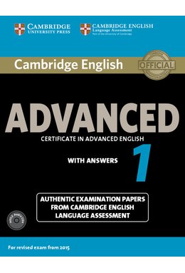 Cambridge English Advanced 1 for Revised Exam from 2015 Student's Book Pack (Student's Book with Answers and Audio CDs (2))