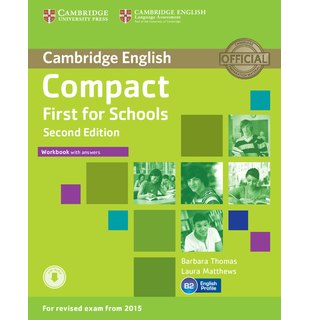 Compact First for Schools, Workbook with Answers with Audio