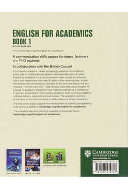 English for Academics 1, Book with Online Audio