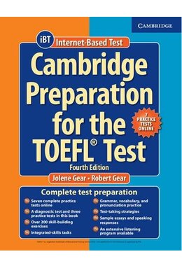 Cambridge Preparation for the TOEFL Test Book with Online Practice Tests and Audio CDs (8) Pack