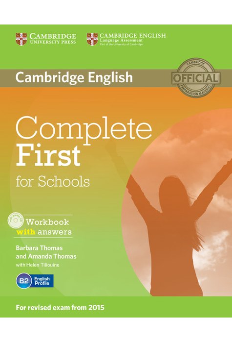 Complete First for Schools, Workbook with Answers with Audio CD