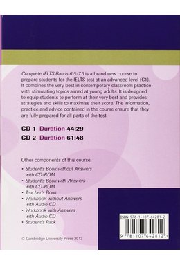 Complete IELTS Bands 6.5-7.5, Class Audio CDs (2)