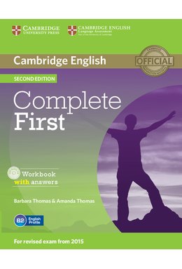 Complete First, Workbook with Answers with Audio CD