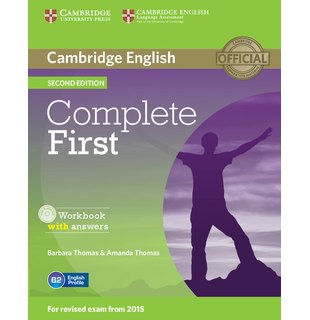 Complete First, Workbook with Answers with Audio CD