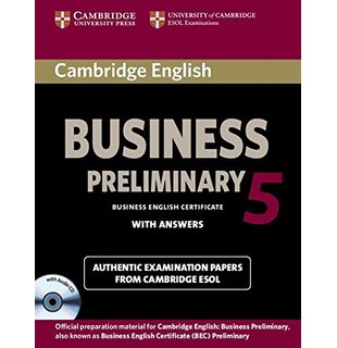 Business 5 Preliminary, Self-study Pack (Student's Book with Answers and Audio CD)