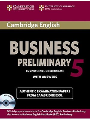 Business 5 Preliminary, Self-study Pack (Student's Book with Answers and Audio CD)