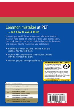 Common Mistakes at PET...and How to Avoid Them