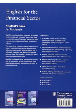 English for the Financial Sector, Student's Book