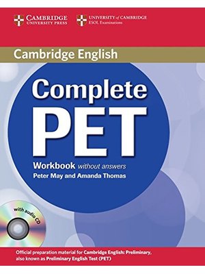 Complete PET, Workbook without answers with Audio CD