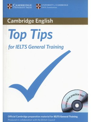 Top Tips for IELTS General, Training Paperback with CD-ROM