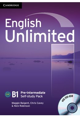English Unlimited Pre-intermediate, Self-study Pack (Workbook with DVD-ROM)