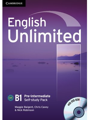 English Unlimited Pre-intermediate, Self-study Pack (Workbook with DVD-ROM)