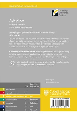 Ask Alice, Level 2 Elementary/Lower-intermediate