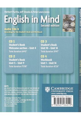 English in Mind Level 4, Audio CDs (4)