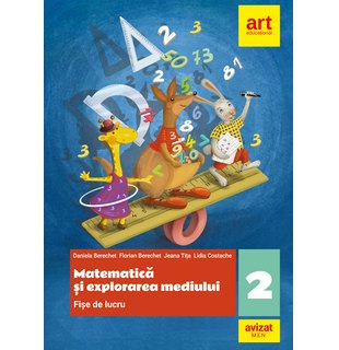 Matematică și explorarea mediului. Fișe de lucru. Clasa a II-a