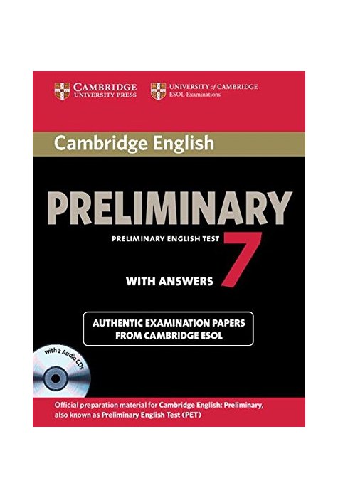 Cambridge English Preliminary 7, Student's Book Pack (Student's Book with Answers and Audio CDs (2))