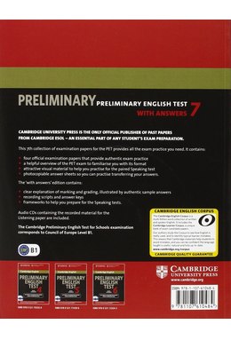 Cambridge English Preliminary 7, Student's Book Pack (Student's Book with Answers and Audio CDs (2))