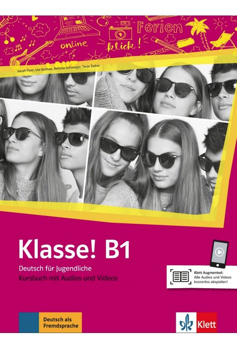 Klasse! B1, Kursbuch mit Audios und Videos online