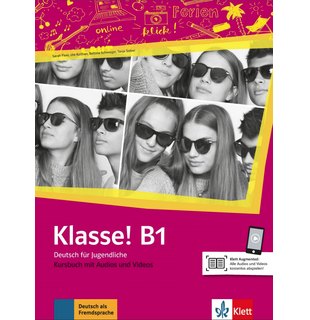 Klasse! B1, Kursbuch mit Audios und Videos online