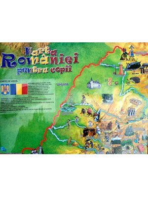 Harta României pentru copii Harta României pentru copii