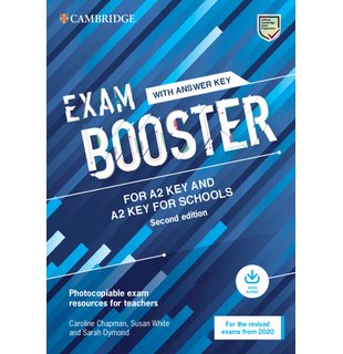 Exam Booster for A2 Key and A2 Key for Schools with Answer Key with Audio for the Revised 2020 Exams