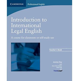 Introduction to International Legal English, Teacher's Book