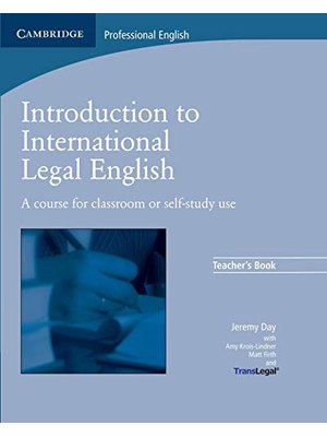 Introduction to International Legal English, Teacher's Book
