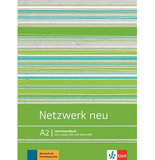 Netzwerk neu A2, Lehrerhandbuch mit 4 Audio-CDs und Video-DVD