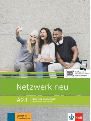 Netzwerk neu A2.1, Kurs- und Übungsbuch mit Audios und Videos