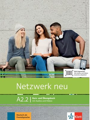 Netzwerk neu A2.2, Kurs- und Übungsbuch mit Audios und Videos