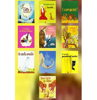 Pachet minibibliotecă junior. Literatură în limba Franceză - (10 cărți)
