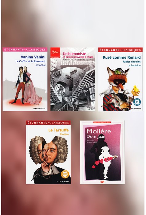 Pachet bibliotecă Literatură în limba Franceză - (10 cărți)